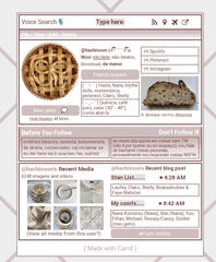 Plain elaborate carrd