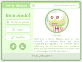 elaborate tab carrd for commissions + basic animations